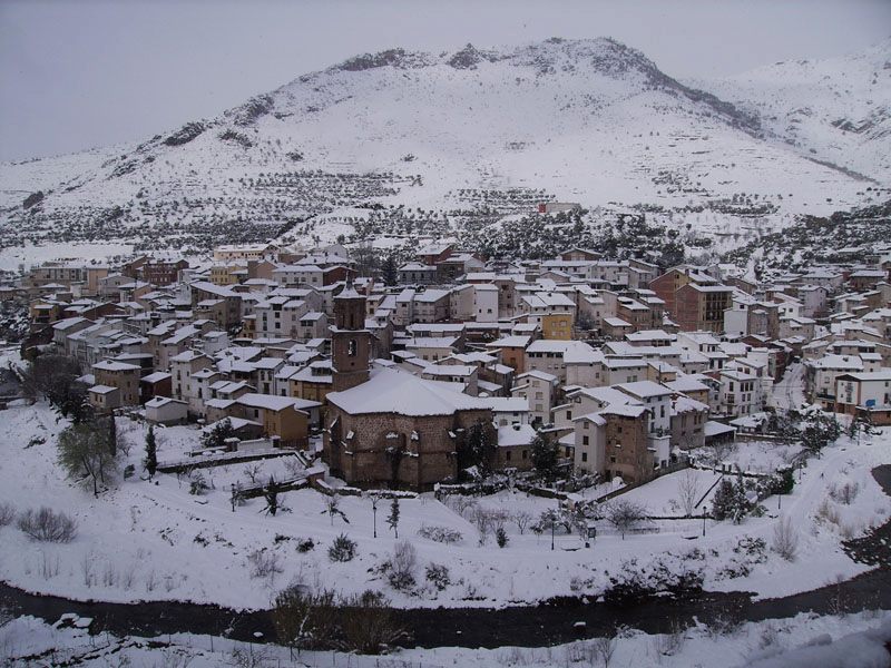 Arnedillo debajo la nieve